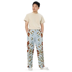 Aspen Abstract pattern unisex wide-leg pants