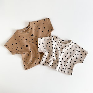 Modello pdf per maglietta squadrata / T-shirt oversize / lunghezza CORTA e REGOLARE / modello per cucire top / modello per neonati e bambini disponibile in 10 taglie