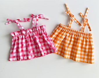 Summer TOP and DRESS pdf pattern | dress sewing pattern | baby top | Pdf pattern baby dress | KIDS sewing pattern - 10 sizes