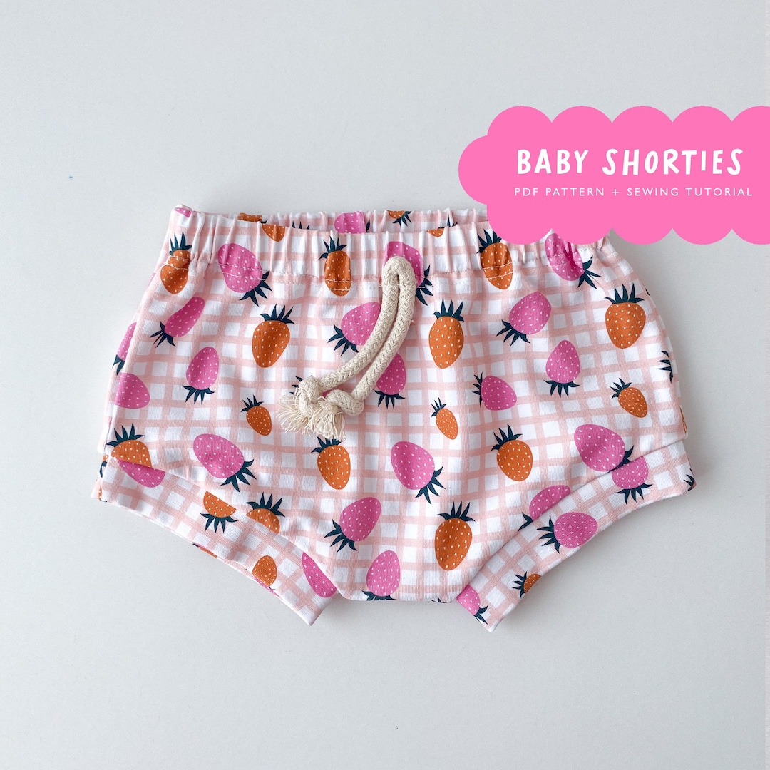 Baby Shorties PDF Pattern | Baby Bummies Sewing Pattern | Diaper Cover ...