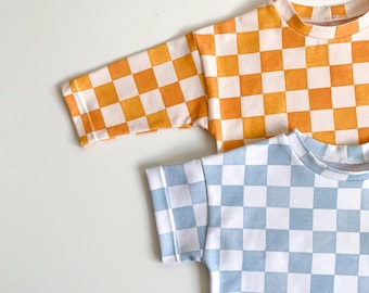 Dash drop shoulder T-shirt and long sleeve PDF pattern | Sewing tutorial | Sewing pattern | Instant download | 1 year - 10 years