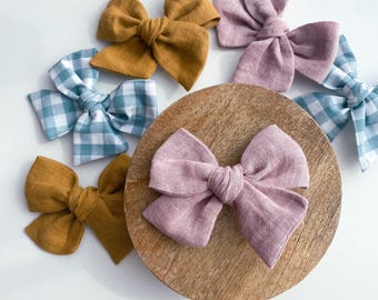 Pinwheel bow PDF pattern | baby and kids sewing clip bow | headband with bow | hair bow | Newborn baby knot bow sewing pattern DIY