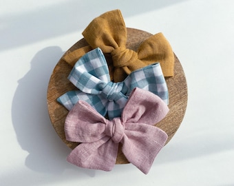 Pinwheel bow PDF pattern | baby and kids sewing clip bow | headband with bow | hair bow | Newborn baby knot bow sewing pattern DIY