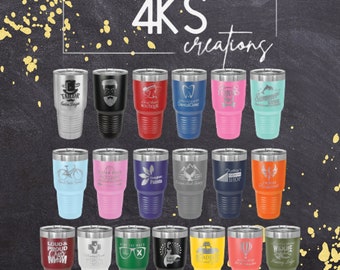 Laser Engraved 30oz Tumbler | Personalized Stainless Steel, Corporate Gift