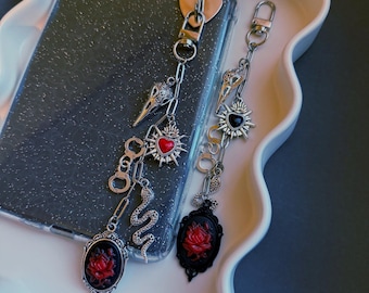 Dark Romance Kindle Case Charm | Bookish Charm Keychain | Romance Charm | Kindle Keychain | Dark Kindle Charm | Bookish Accessory
