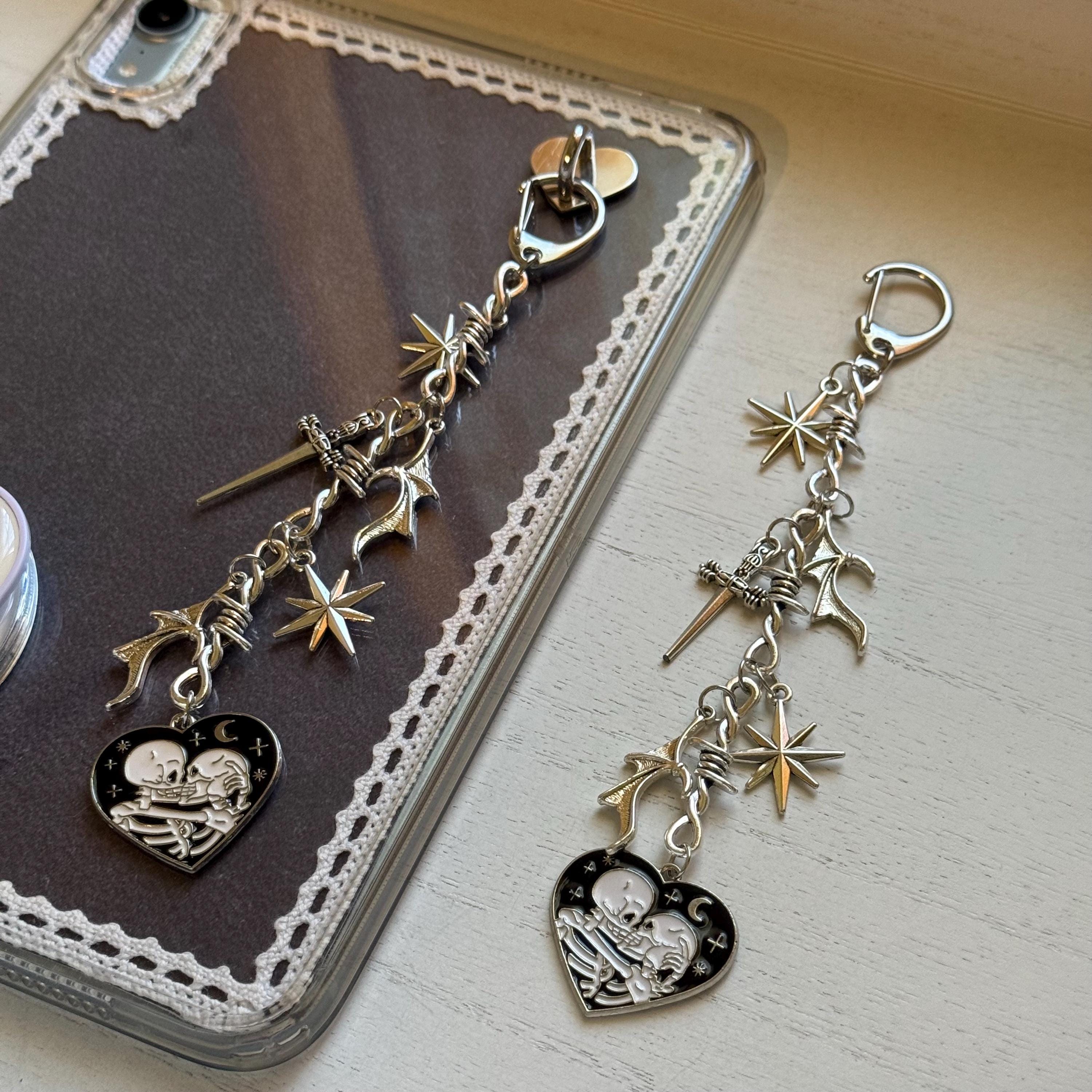 Romantasy Kindle Case Charm | Bookish Charm Keychain | Romance Charm | Kindle Keychain | The Lovers | Kindle Charm | Bookish Accessory