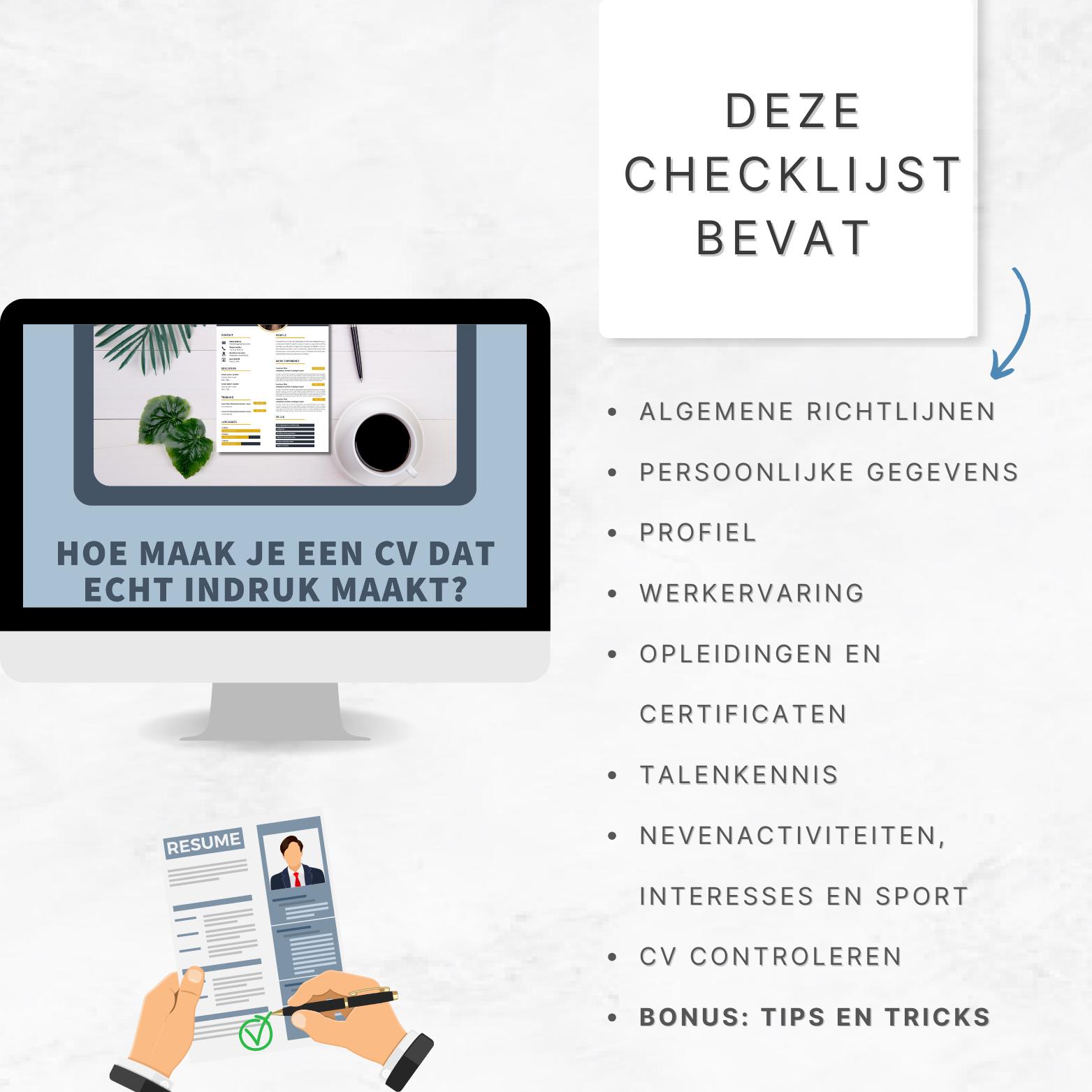 Digital CV Writing Guide – Step-by-step Checklist & Ats-proof ...