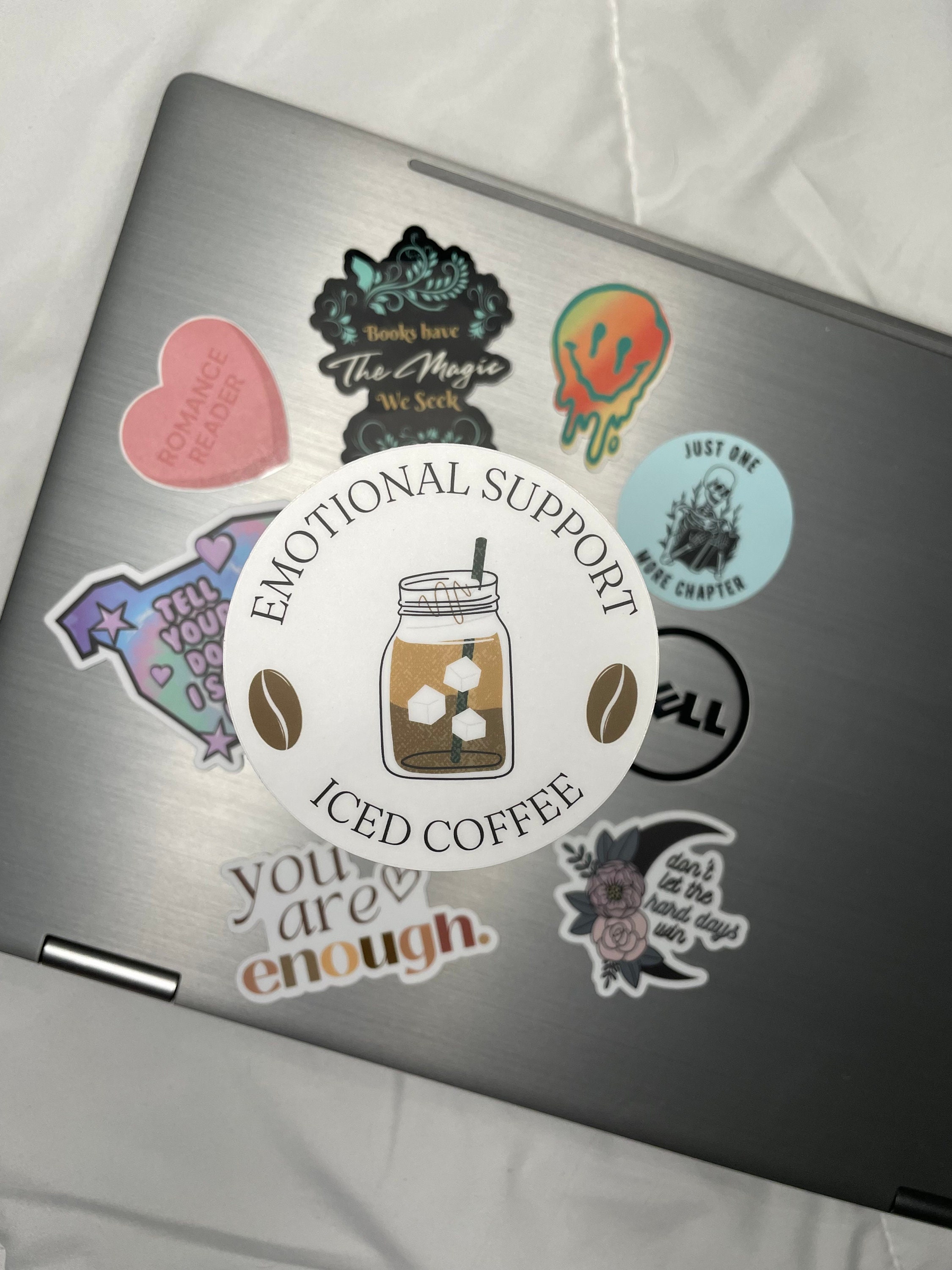 Iced Tea Rapper Sticker Png Iced Coffee Round CLEAR Sticker - Etsy