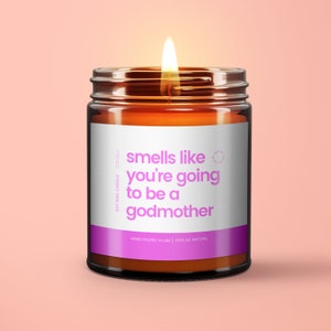 Godmother of the Year Mother&#39;s Day Gift to Godmother Gift for Godmother Funny Godmother Gift Candle Gift Idea Soy Candle