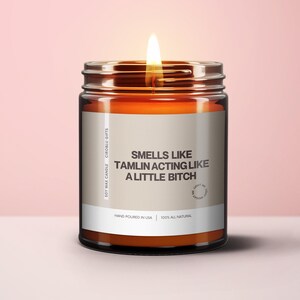 Funny Tamlin&#39;s a Bitch Candle ACOTAR Fan Gift ACOMAF Merch Velaris Candle Book Lover Candle A Court of Thorns and Roses