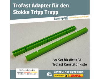 Adaptador Stokke Tripp Trapp Trofast para caja de plástico IKEA / impresión 3D