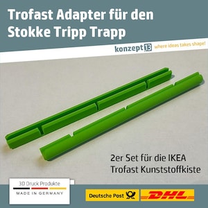 Stokke Tripp Trapp Trofast Adapter for IKEA Plastic Crate / 3D Printing