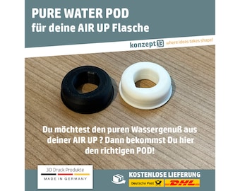 Air Up Blind Pod / PURE WATER POD für deine Air up Flasche - Wassergenuß ohne Aroma / 3D Druck