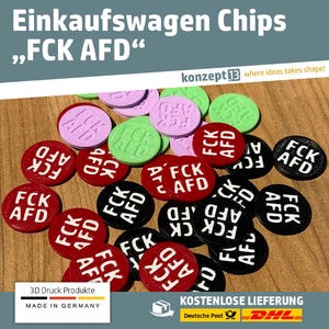 shopping cart chips "FCK AFD"
