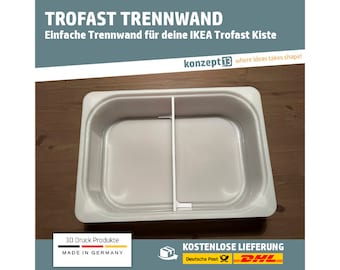 Trofast plastic crate divider suitable for the Trofast crate 42x30x10 cm