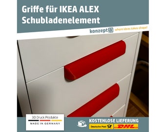 IKEA ALEX handles for the drawer system