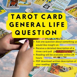 Tarot Reading | Ask Any Question, Life Guidance, Psychic Insight, Intuitive Tarot Reading, Clarity & Direction
