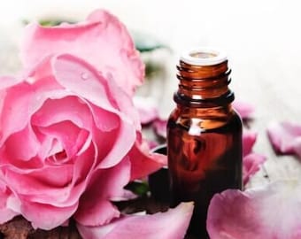 Biologische etherische olie van Bulgaarse roos (Rose Otto) - 100% pure en natuurlijke etherische olie voor huidverzorging en aromatherapie