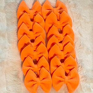 Neon Orange 2 inch Piggy Set