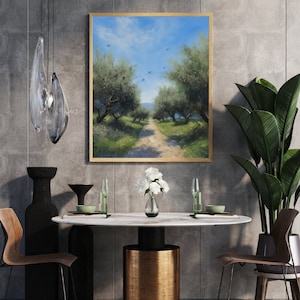 Olive tree living room printable art Jewish home decor digital wall art instant download Modern Jewish art painting Judaica gifts for her