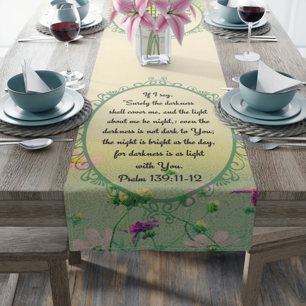 Religious Table Runner Etsy