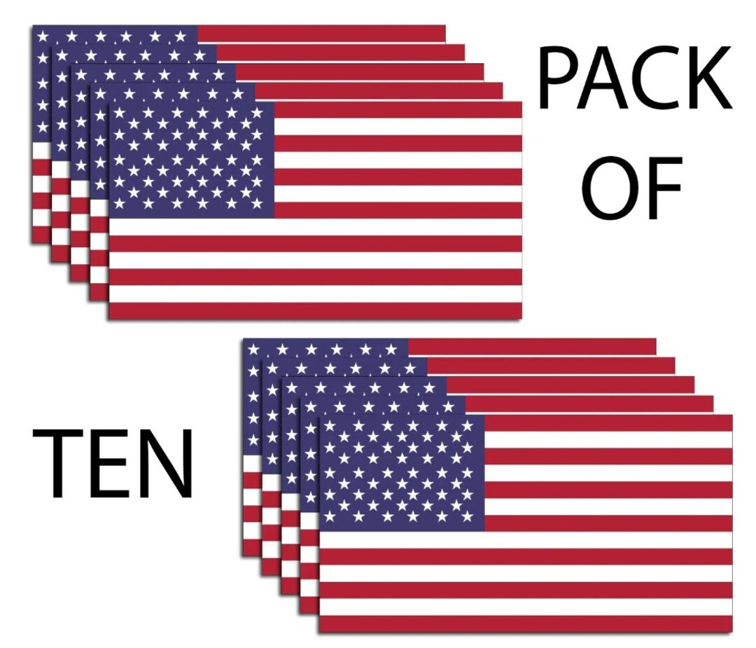 Black And Gray USA Flag Sticker - Muted American Decal For Cars, Laptops, And More