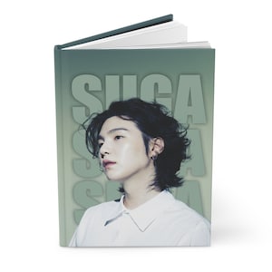 Suga Hardcover Notebook | Yoongi Agust D Journal Ruled Line