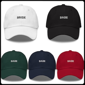 Bachelorette Party &#39;Bride & Babe&#39; Baseball Dad Hat