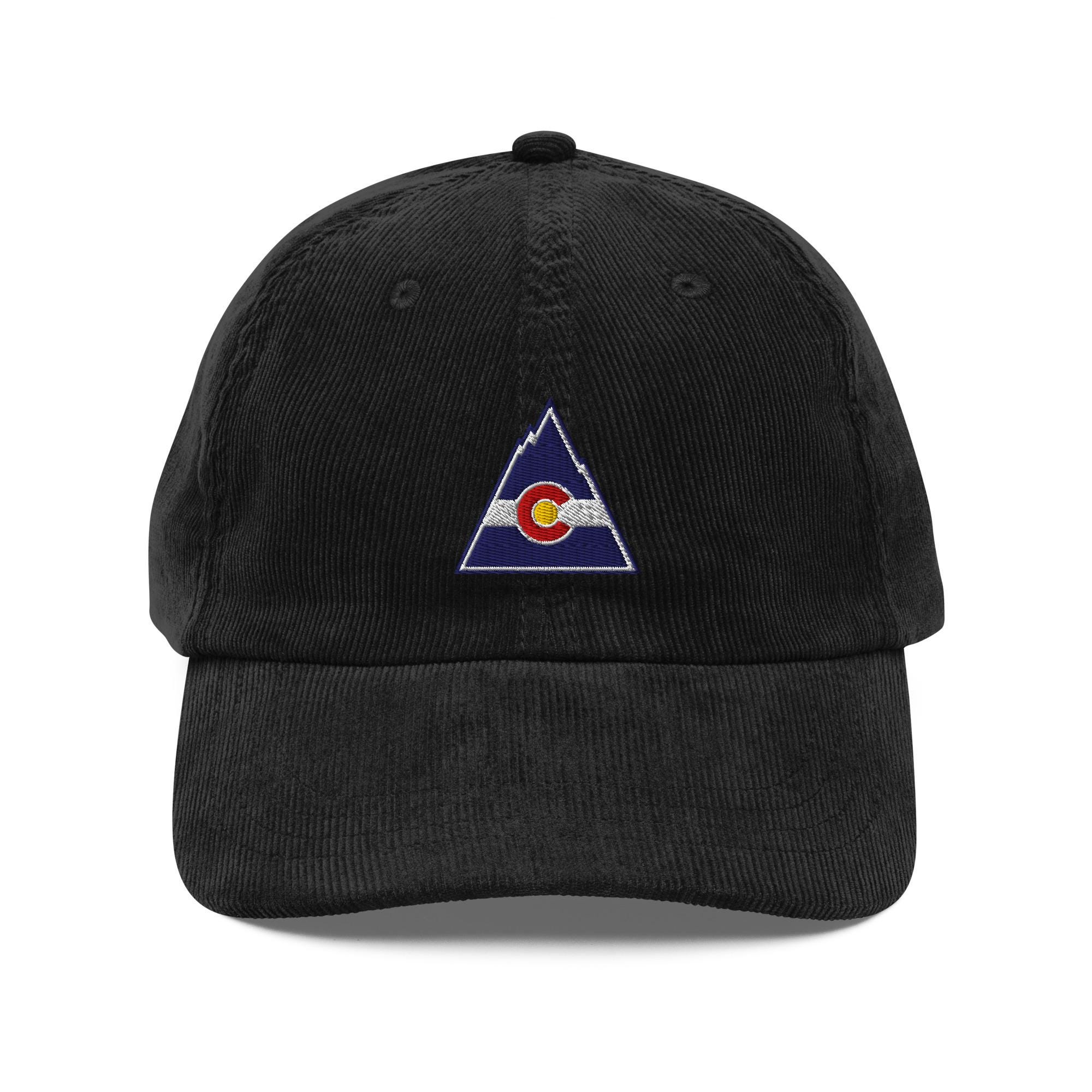 Casquette Vintage Starter Colorado Avalanche NHL Années 90, 6 Panneaux, Laine Mélangée