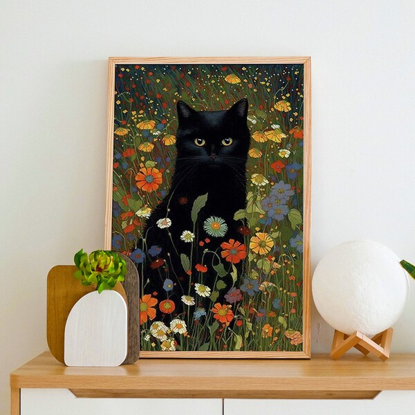 Cat Art - Etsy