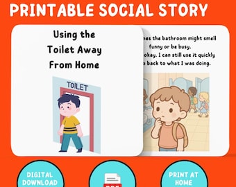 Potty Training Soziale Geschichte | Angst vor der Toilette (PDF Download)