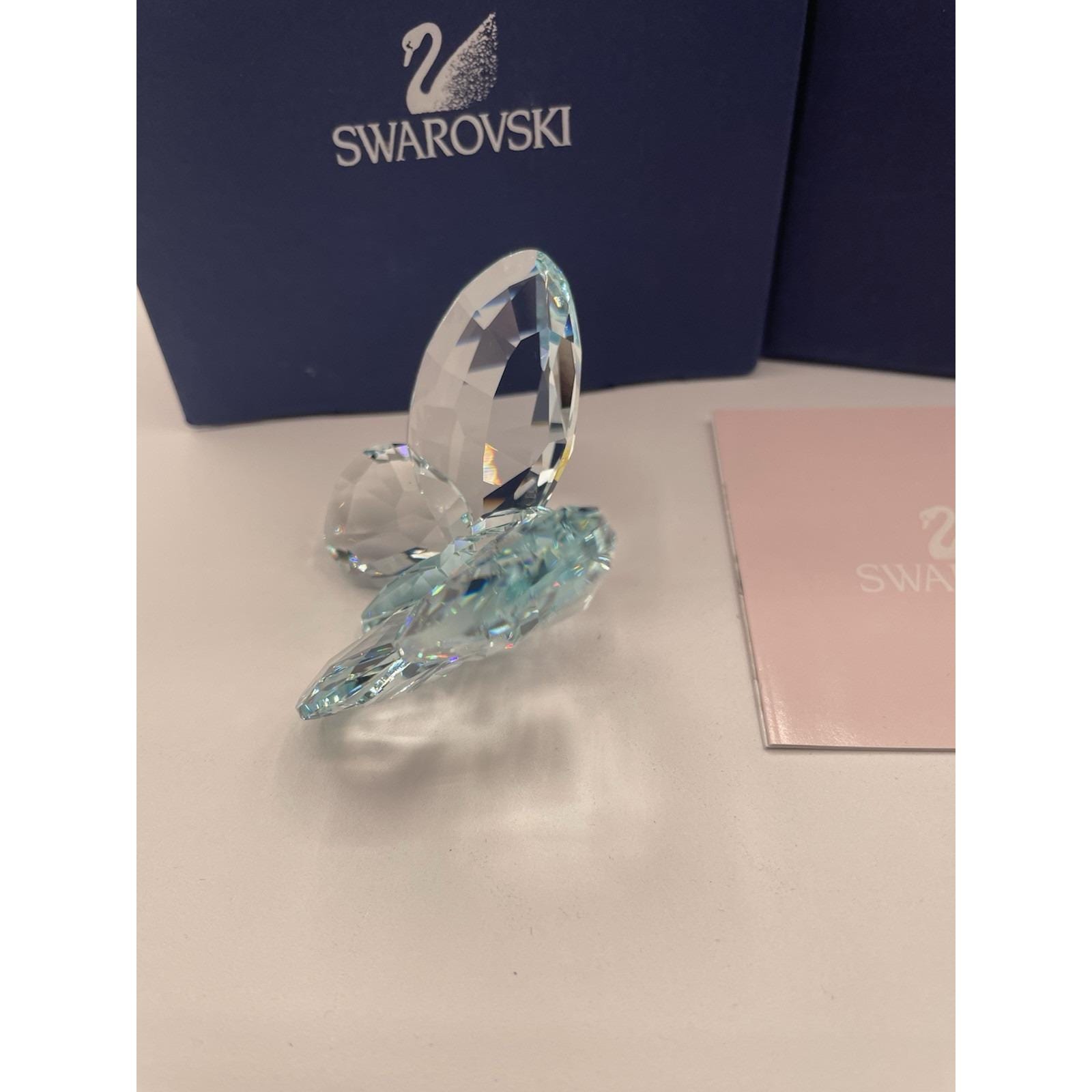 Swarovski Crystal Large Brilliant Butterfly Azore Blue Figurine