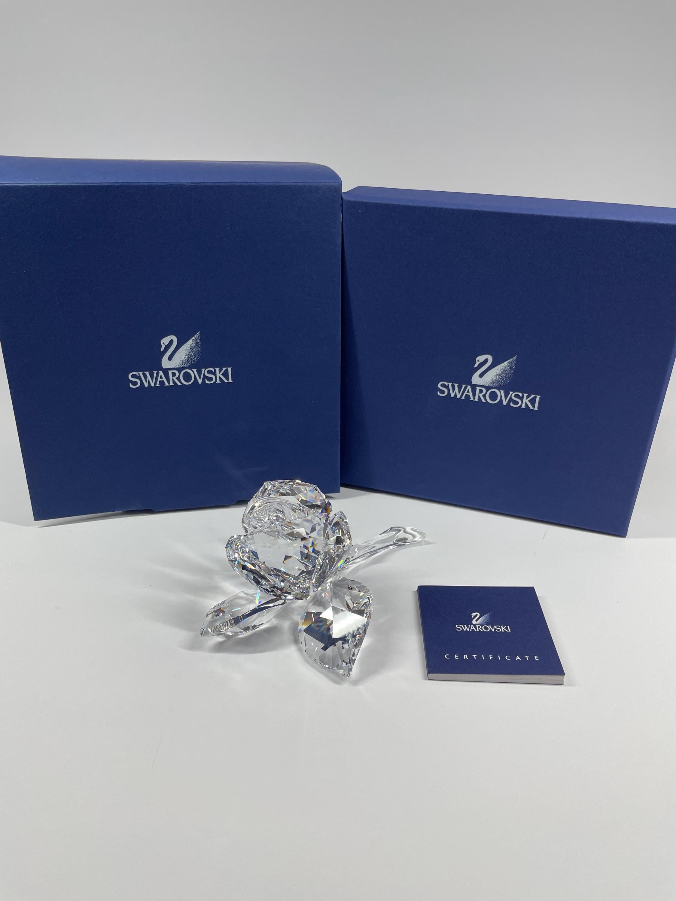 Swarovski Crystal Flower Figurines - Etsy Canada