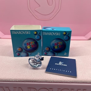 Swarovski figurines happy duck - Etsy 日本