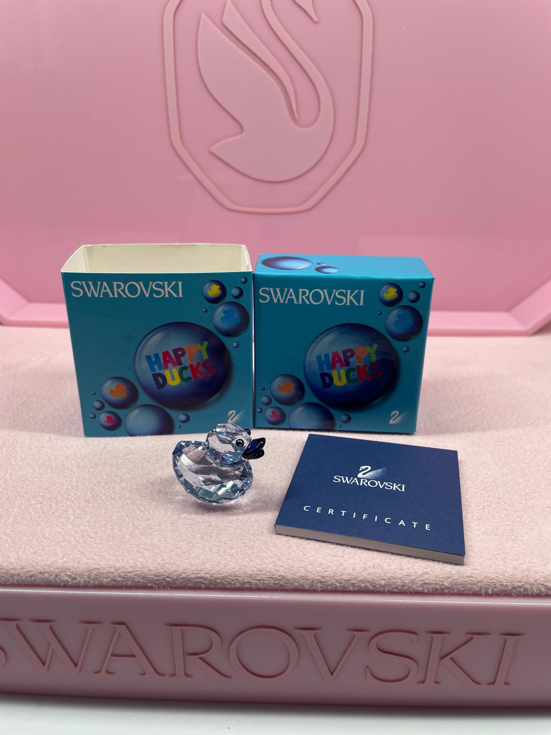 Swarovski figurines happy duck - Etsy 日本