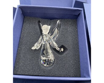 Swarovski Crystal memories 2008 angel Annual Ornament 3 Stars #939734 MIB COA