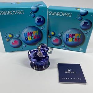 Swarovski Figurines Happy Duck - Etsy