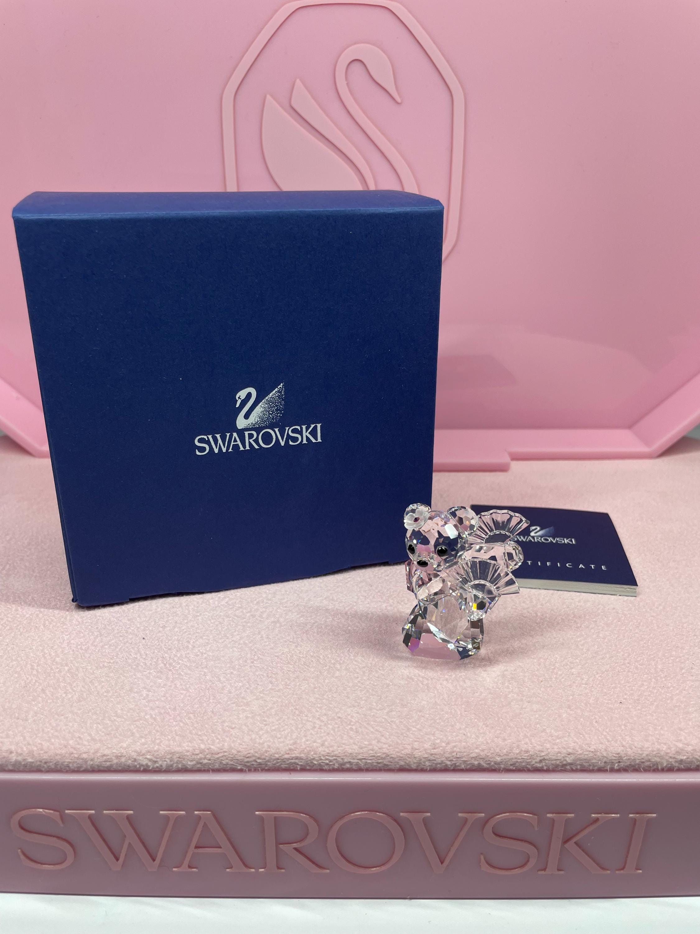 Swarovski クリスタルベアlovlots MIB Swarovski Crystal Lovlots Figurine Kris Bear Kumiko 883414 - Etsy