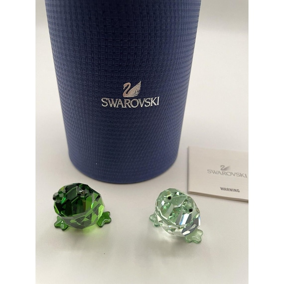 【希少】 スワロフスキー インラブ アンジェロ＆アンジェリーナ カエル 置物 MIB スワロフスキー クリスタル ロブロッツ イン ラブ