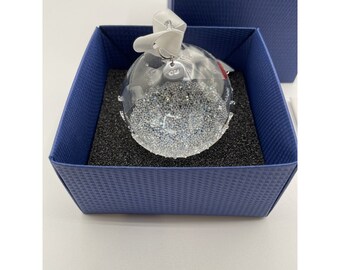 Swarovski Crystal Christmas Small Ball 2015 Ornament W/ Box 2” 5135821