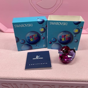 Swarovski figurines happy duck - Etsy 日本