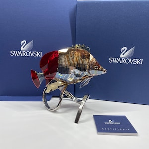 Swarovski crystal figurines fish - Etsy 日本