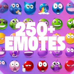 Massive 250+ Discord Emote Pack – Joobi Emote Collection| PNG & GIF Formats for Discord, Twitch and YouTube!