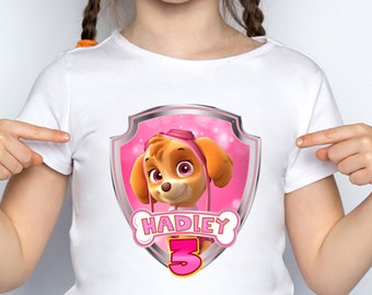 Patrol Birthday Boy/Girl Shirt, Patrol Birthday Family Shirt, Personalized Birthday Shirt, Custom Patrol Shirt, Birthday Party Shirt.