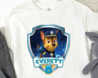 Patrol Birthday Boy/Girl Shirt, Patrol Birthday Family Shirt, Personalized Birthday Shirt, Custom Patrol Shirt, Birthday Party Shirt.