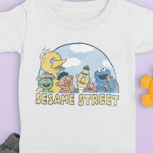 Character Birthday Family Custom Shirt, Street Custom Birthday t shirt, Personalized Toddler Birthday t-shirt, Family Matching Birthday tee.