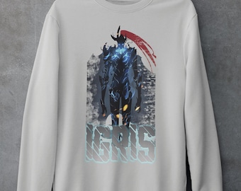 Igris The Bloodred Shirt, Solo Leveling Shirt, Anime Shirt, Anime Gifts, Gift For Him, Gİft For Her, Otaku Shirts, Japanese Manga Tshirt.