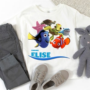 Finding Nemo Shirt, Boys Birthday Shirt, Baby&#39;s Birthday Shirt, Birthday Party Shirt, Kids Birthday Shirt, Personalized Birthday Shirt