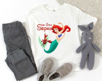 Mermaid shirt, Christmas Lights Ariel shirt, The Little Mermaid Tee, Disney Ariel Princess Shirt, Disneyland Family Christmas Trip Sweater