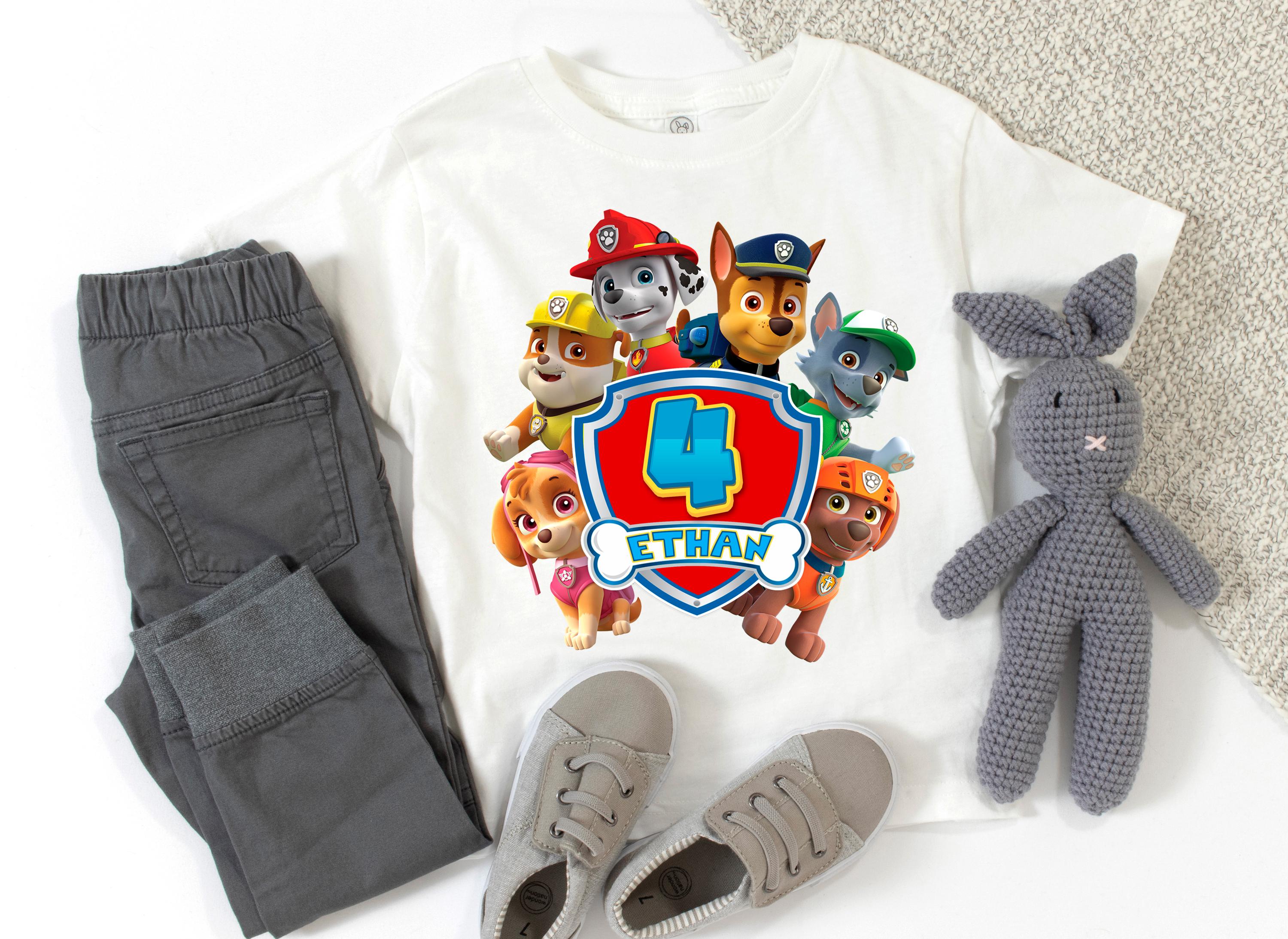 Patrol Birthday Boy/Girl Shirt, Patrol Birthday Family Shirt, Personalized Birthday Shirt, Custom Patrol Shirt, Birthday Party Shirt.
